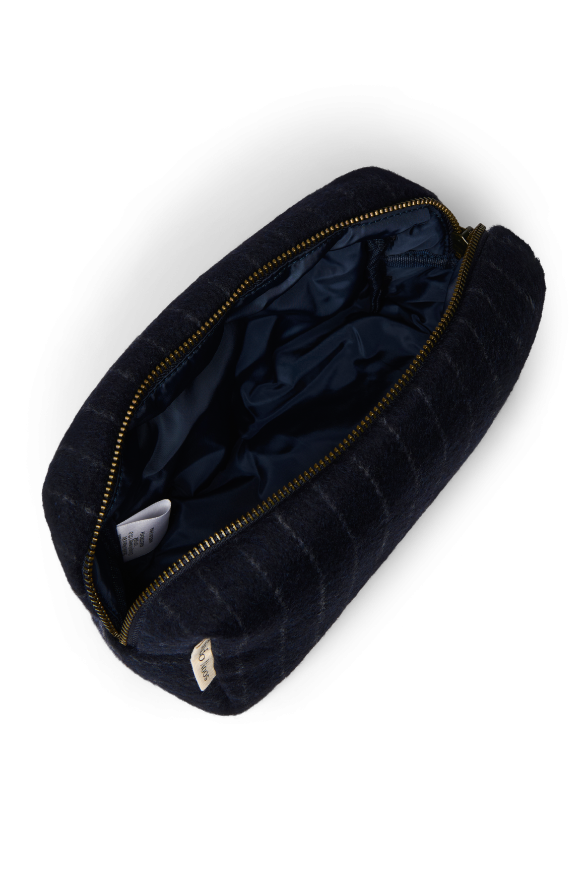 Studio Noos - Kulturbeutel Flannel Chalkstripe Dark Blue