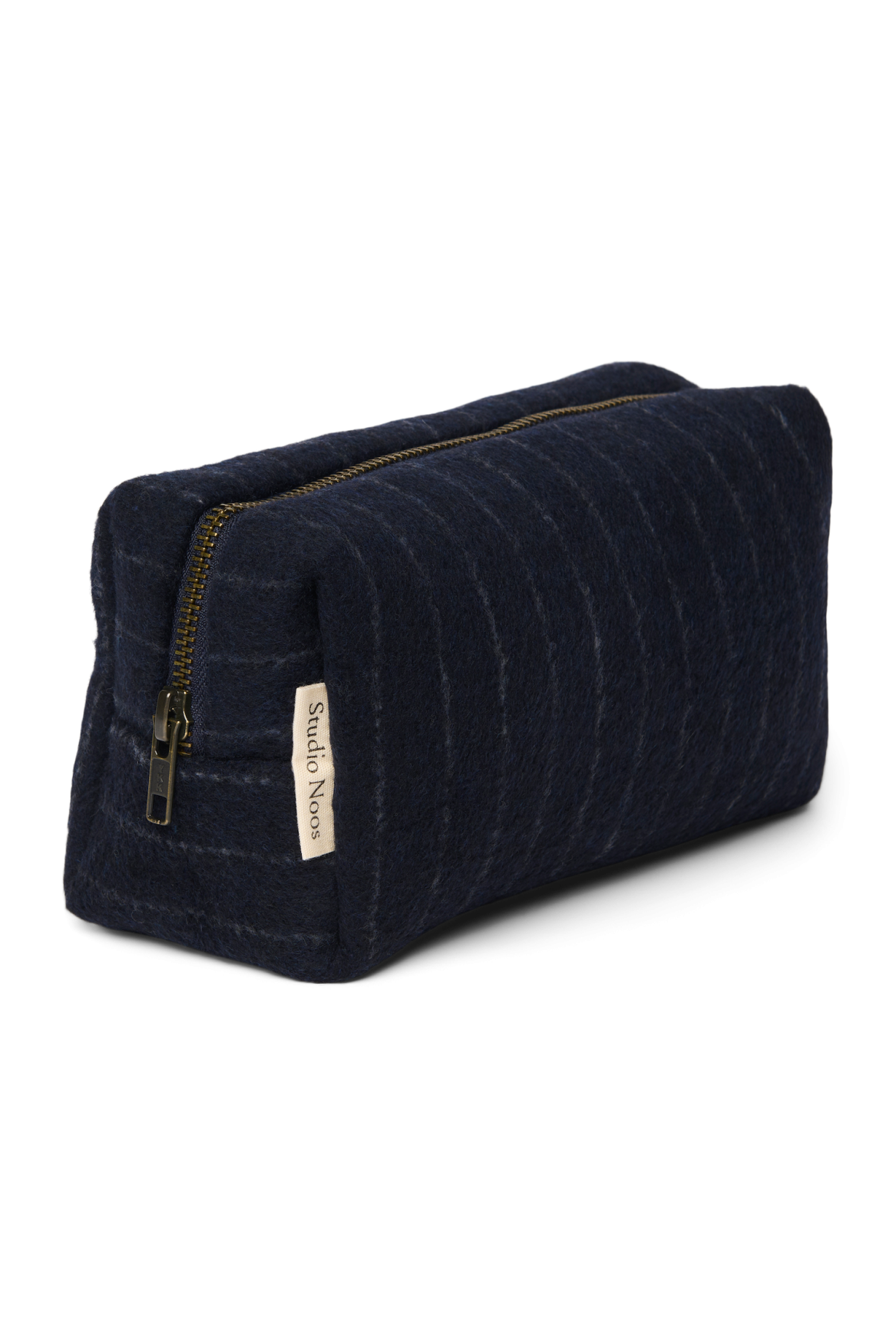 Studio Noos - Kulturbeutel Flannel Chalkstripe Dark Blue
