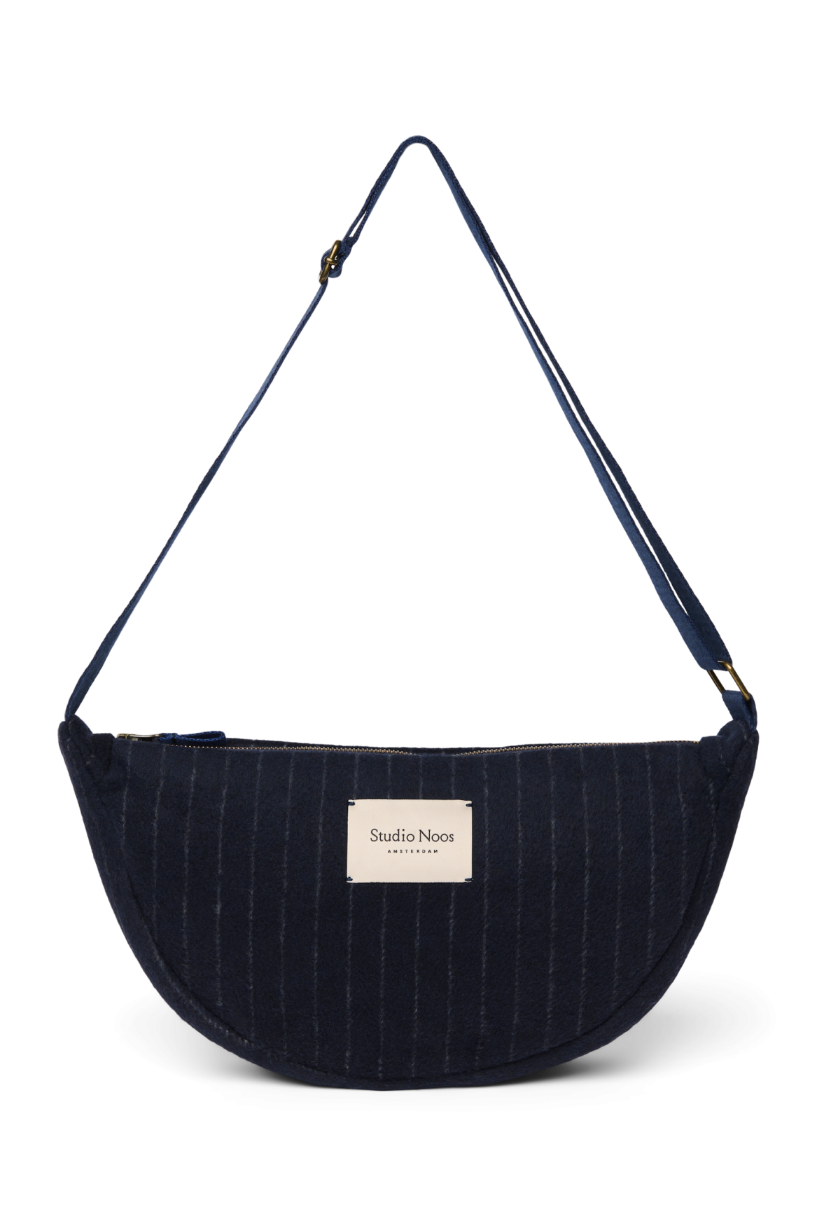 Studio Noos - Tasche Fanny Pack Flannel Chalkstripe Dark Blue