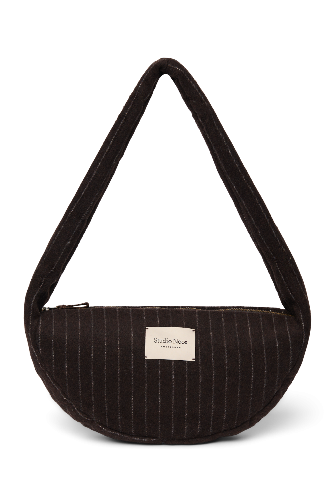 Studio Noos - Mini Cross Body Tasche Flannel Chalkstripe Brown