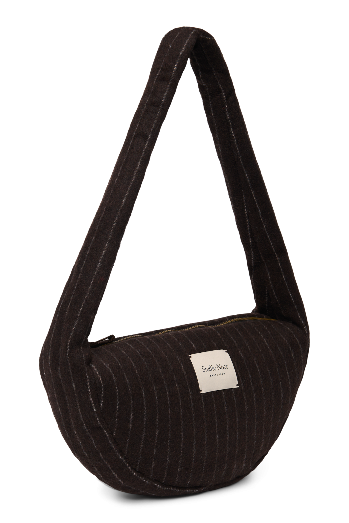 Studio Noos - Mini Cross Body Tasche Flannel Chalkstripe Brown