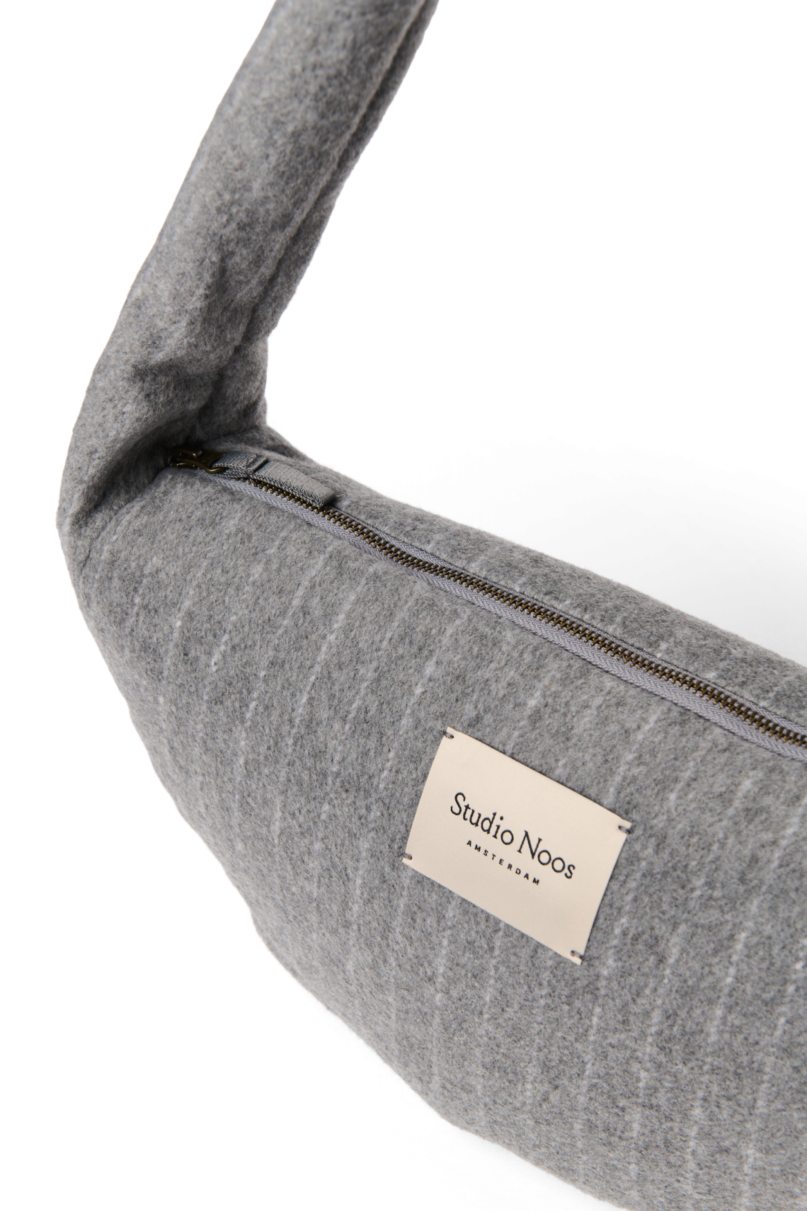 Studio Noos - Mini Cross Body Tasche Flannel Chalkstripe Light Grey