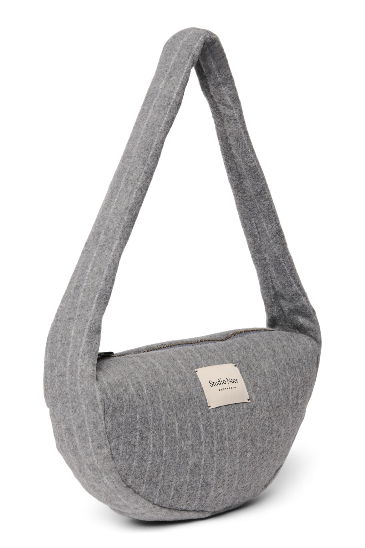 Studio Noos - Mini Cross Body Tasche Flannel Chalkstripe Light Grey