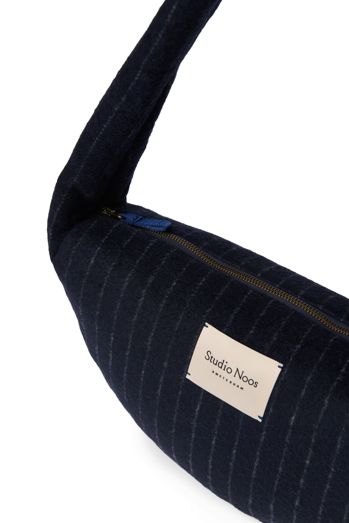 Studio Noos - Mini Cross Body Tasche Flannel Chalkstripe Dark Blue