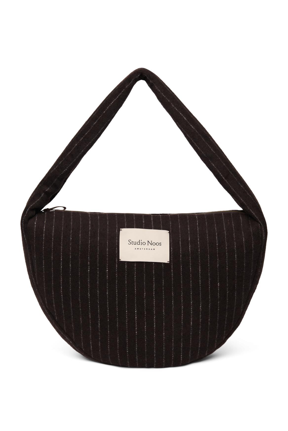 Studio Noos - Cross Body Tasche Flannel Chalkstripe Brown