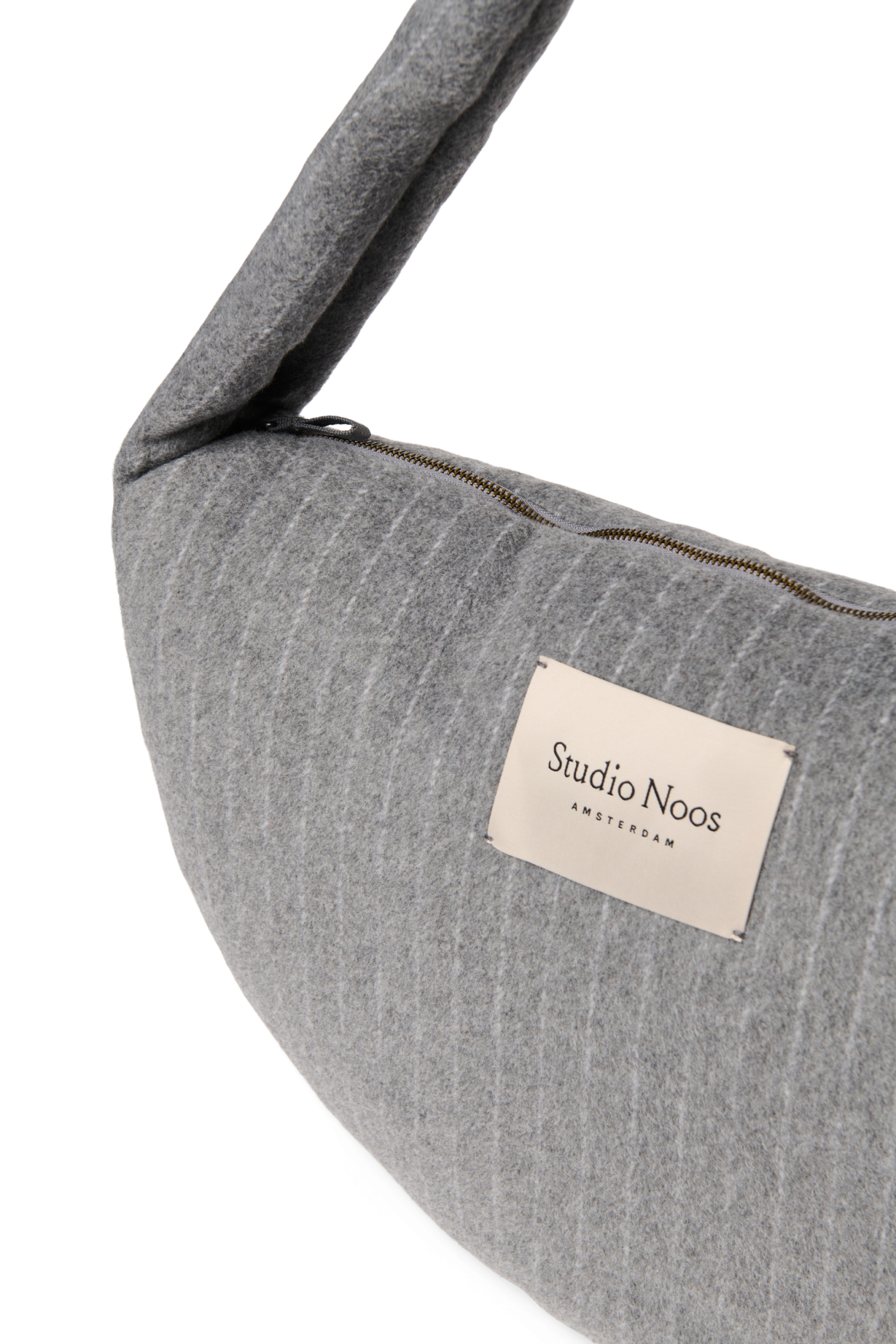 Studio Noos - Cross Body Tasche Flannel Chalkstripe Light Grey