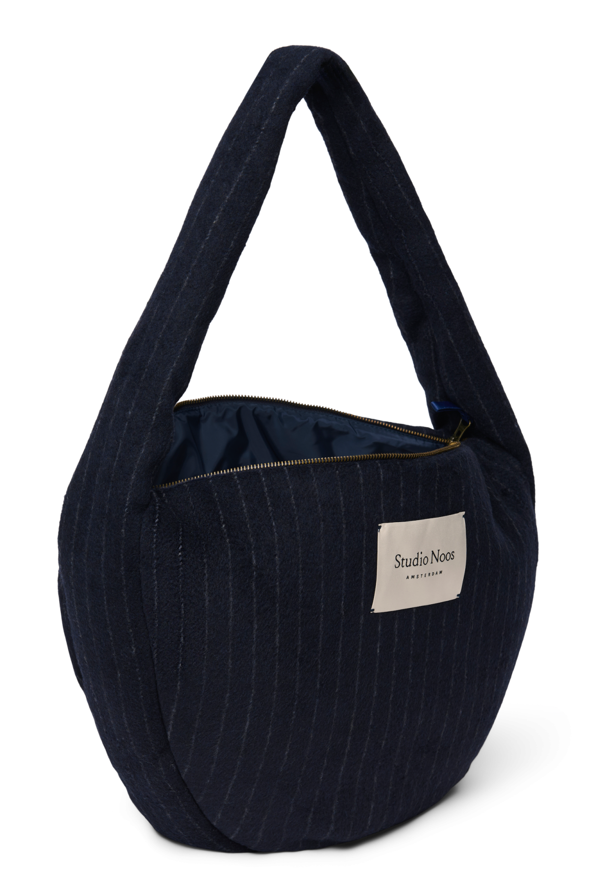 Studio Noos - Cross Body Tasche Flannel Chalkstripe Dark Blue