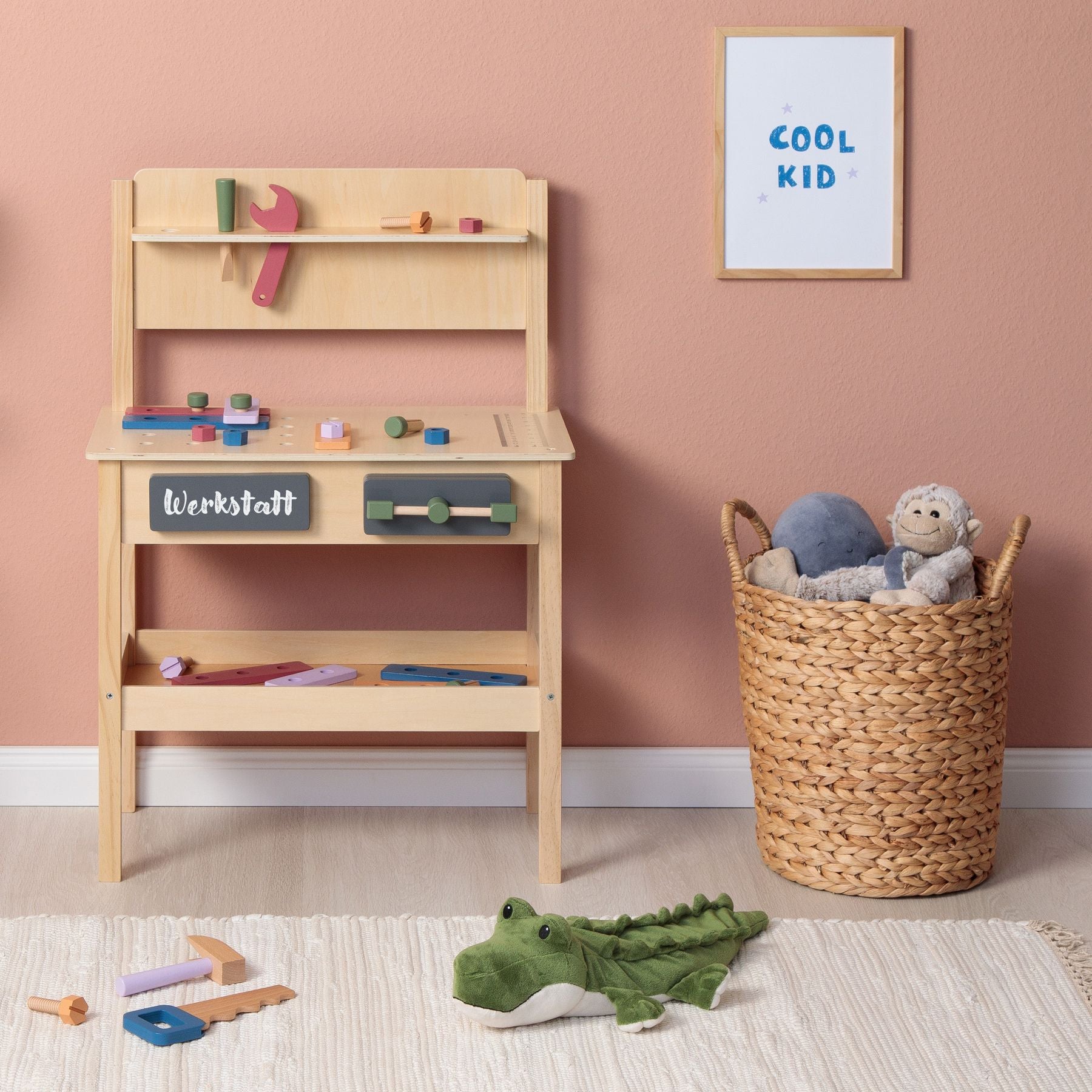 Musterkind - Werkbank SORBUS natur/mehrfarbig