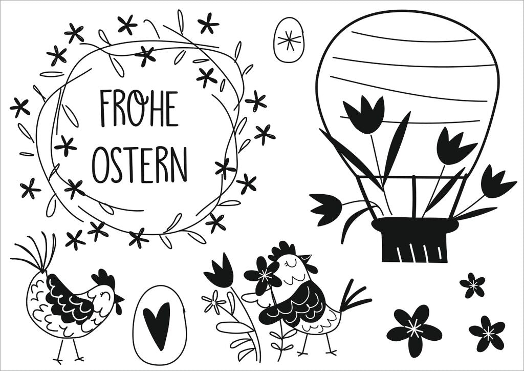 moses - Fenstermaler 6er Set