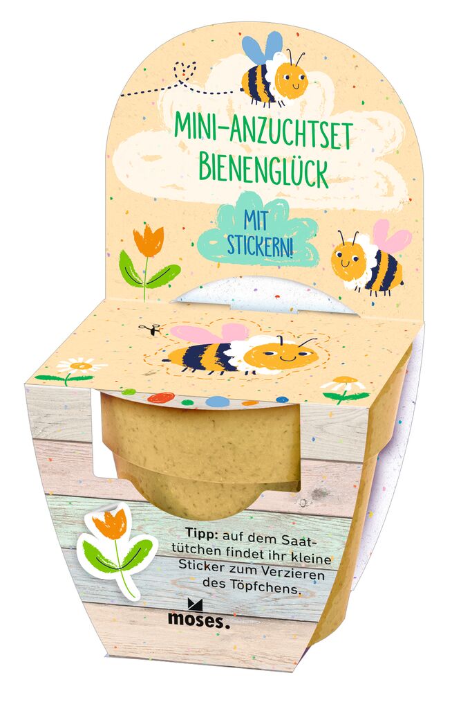 moses - Mini-Anzuchtset mit Stickern