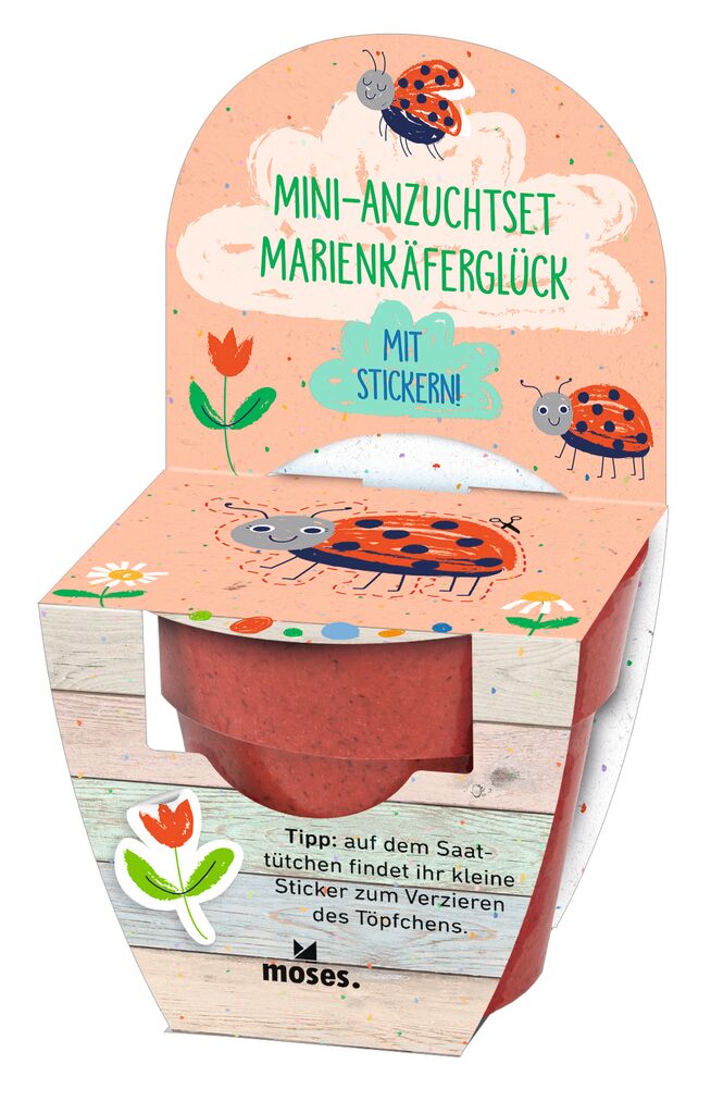 moses - Mini-Anzuchtset mit Stickern