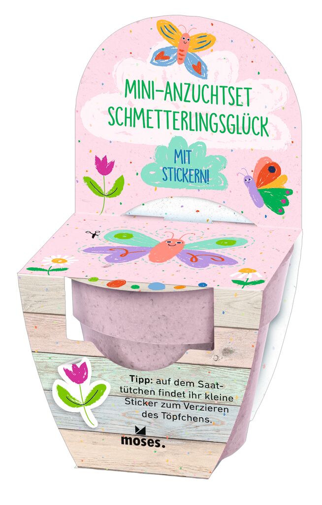 moses - Mini-Anzuchtset mit Stickern