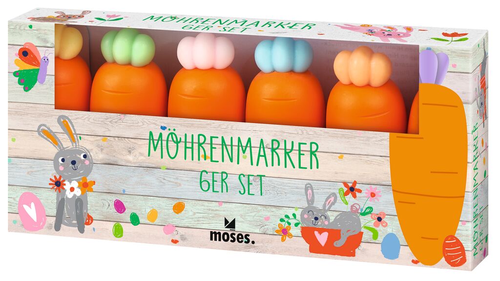 moses - Möhrenmarker 6er Set