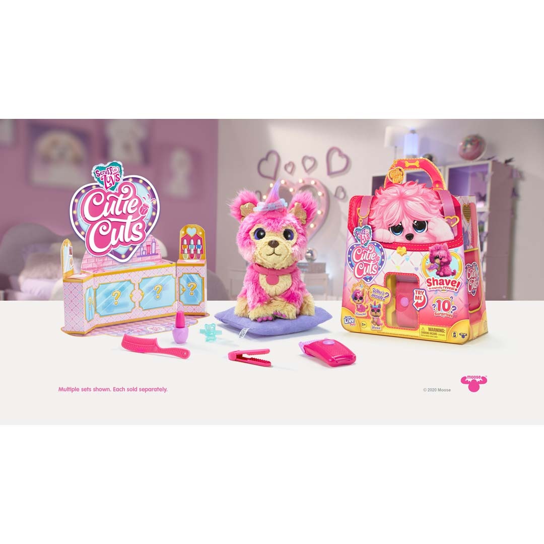 Little Live Pets - Hundesalon "Scruff-a-Luvs Cutie Cuts" pink