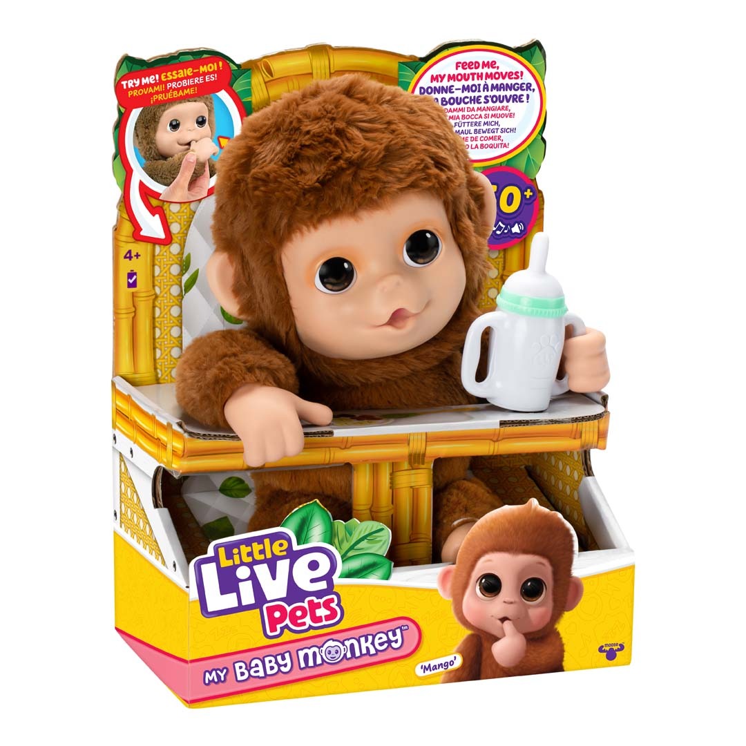 Little Live Pets - Babyäffchen Mango "My Baby Monkey"