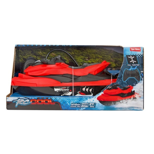 Toi-Toys - Wasser-Speedboot mit Fernsteuerung 26cm
