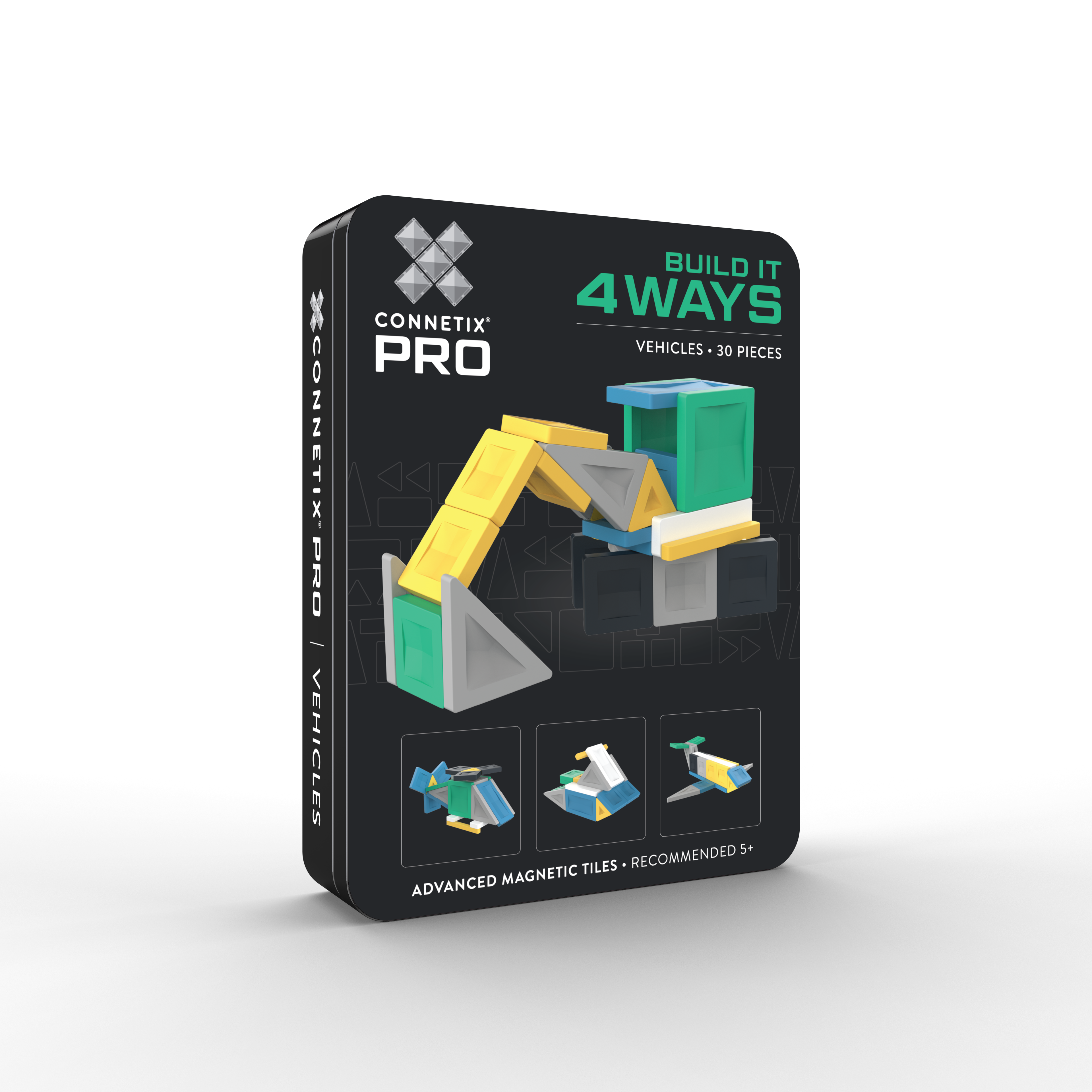 connetix - Magnetbausteine PRO Build It 4 Ways: Fahrzeuge