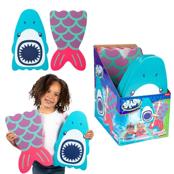 Toi-Toys - SPLASH Schwimmbrett Hai & Meerjungfrau 40 cm