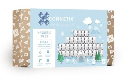 connetix - Magnetbausteine Clear Rectangle Pack 12-tlg.