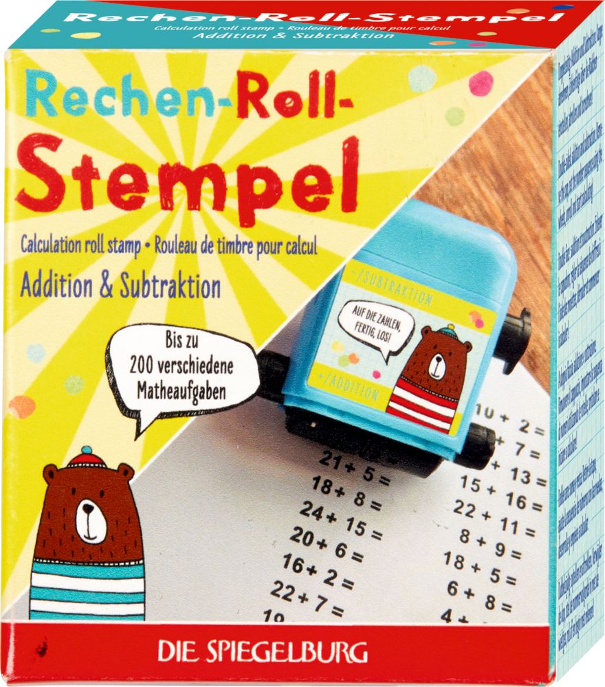 Spiegelburg - Rechen-Roll-Stempel
