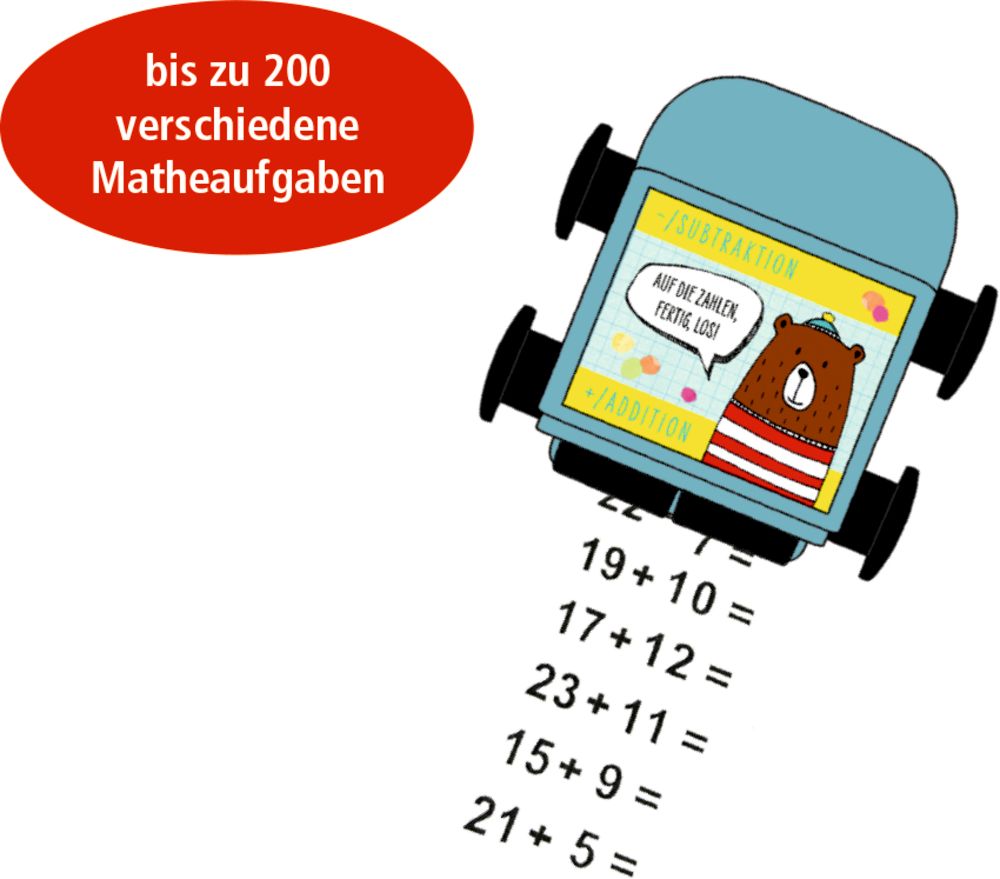 Spiegelburg - Rechen-Roll-Stempel
