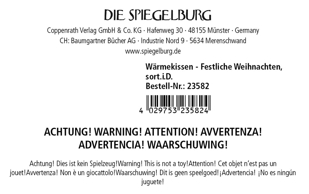 Spiegelburg - Wärmekissen Weihnachten 1 St.