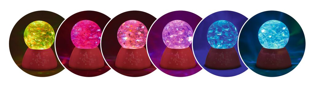 moses - Glitzer-Zauberkugel LED