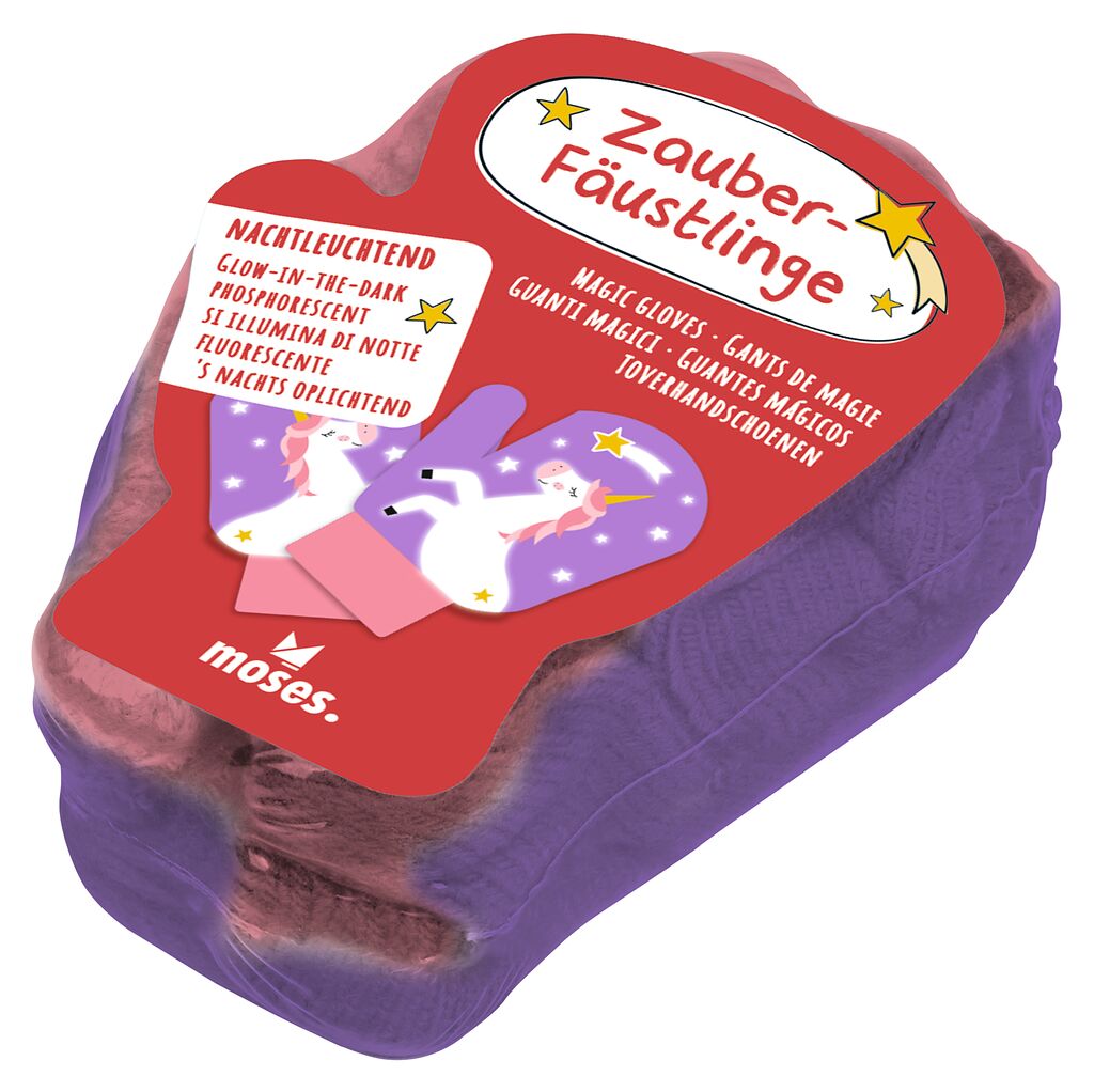 Moses - Nachtleuchtende Zauber-Handschuhe Löwe oder Einhorn