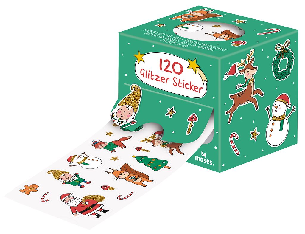 moses - Sticker von der Rolle Weihnachtsfreunde