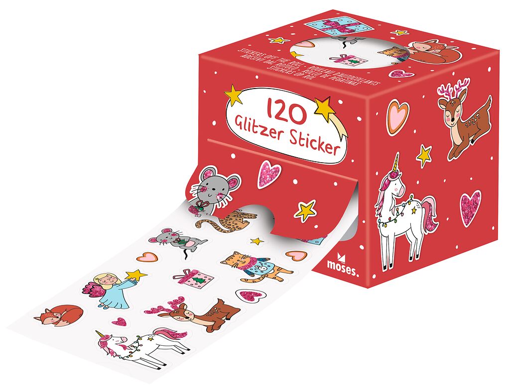 moses - Sticker von der Rolle Weihnachtsfreunde
