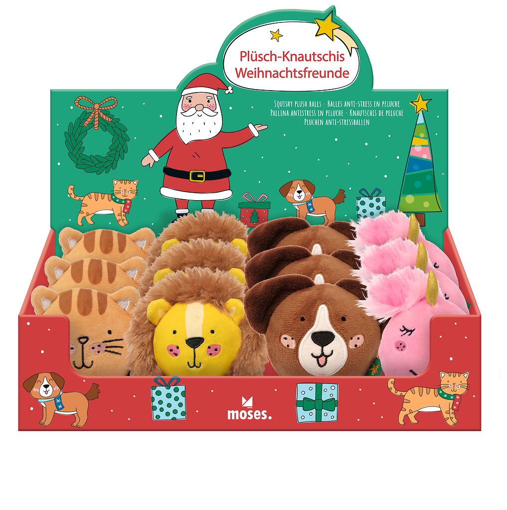 moses - Plüsch-Knautschi Weihnachtsfreunde