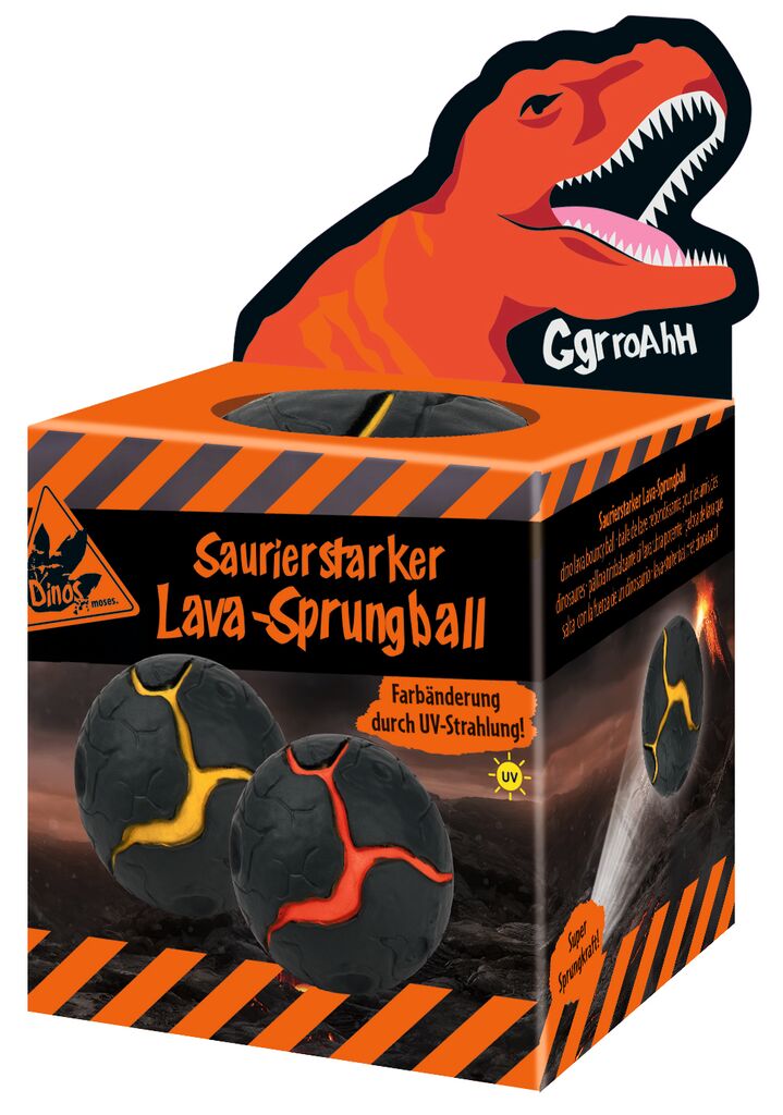 moses - Saurierstarker Lava-Sprungball