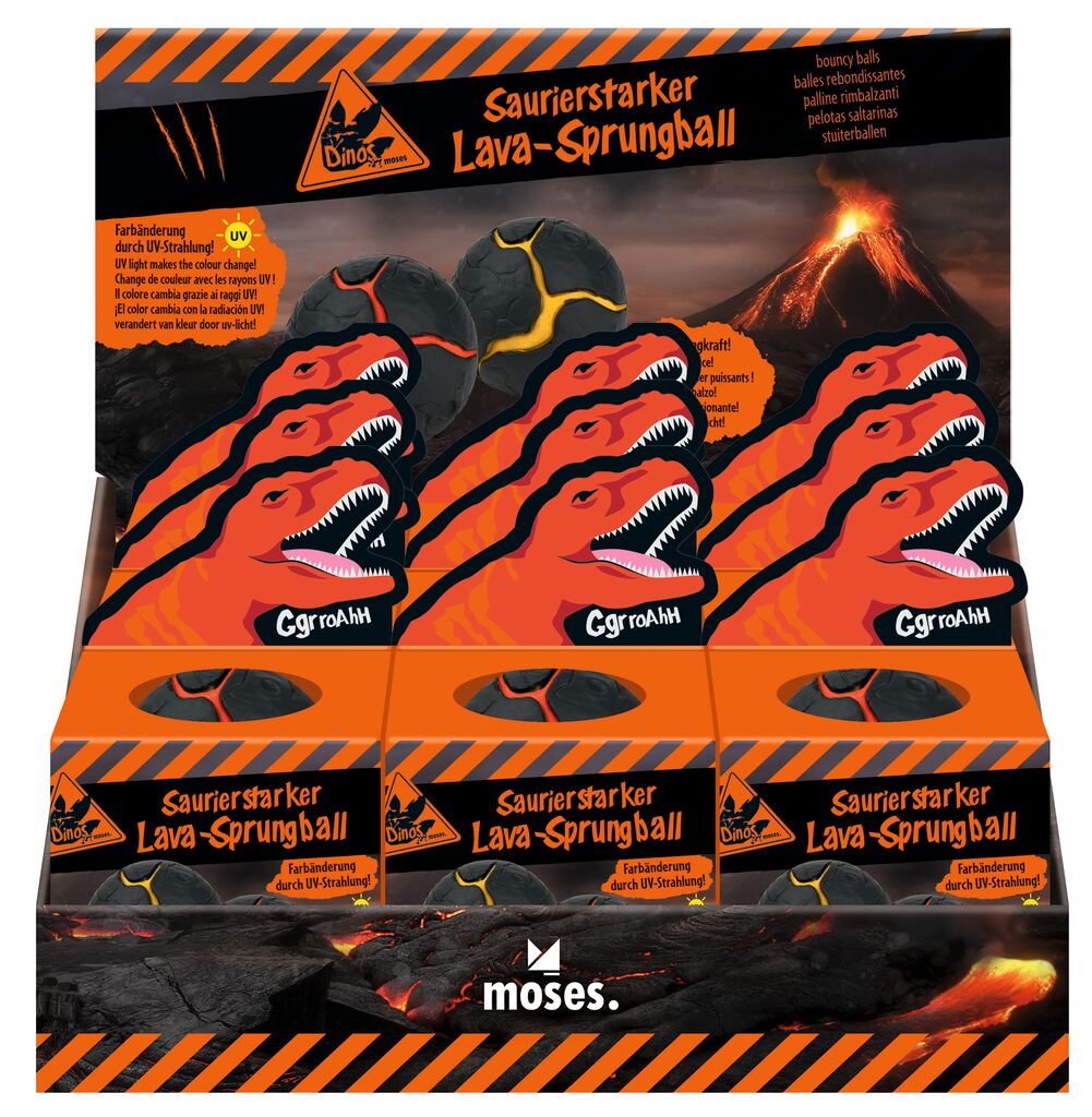 moses - Saurierstarker Lava-Sprungball