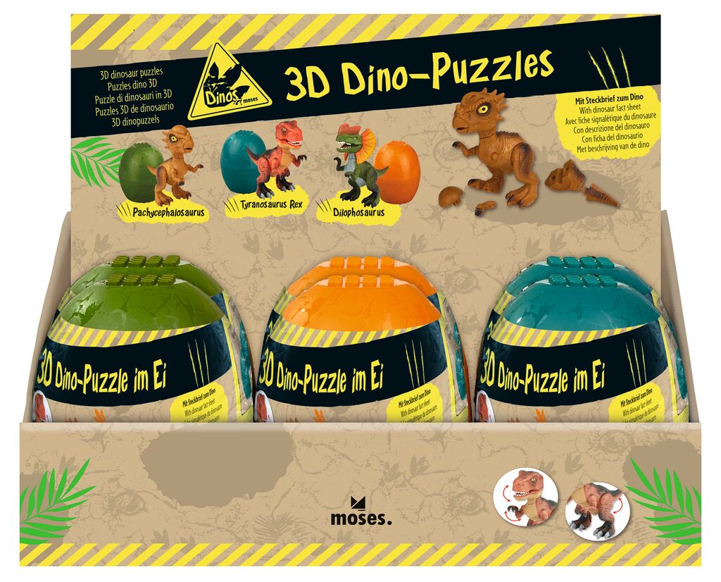 moses - 3D Dino-Puzzle im Ei