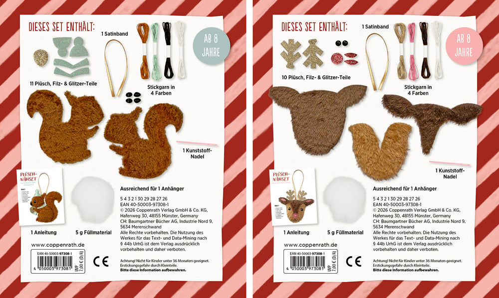 Spiegelburg - Plüsch-Nähset Weihnachten 1 St.