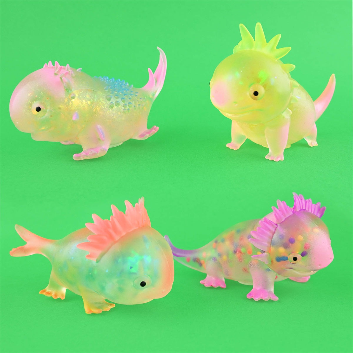 Robetoys - Squeeze Axolotl mit Perlen