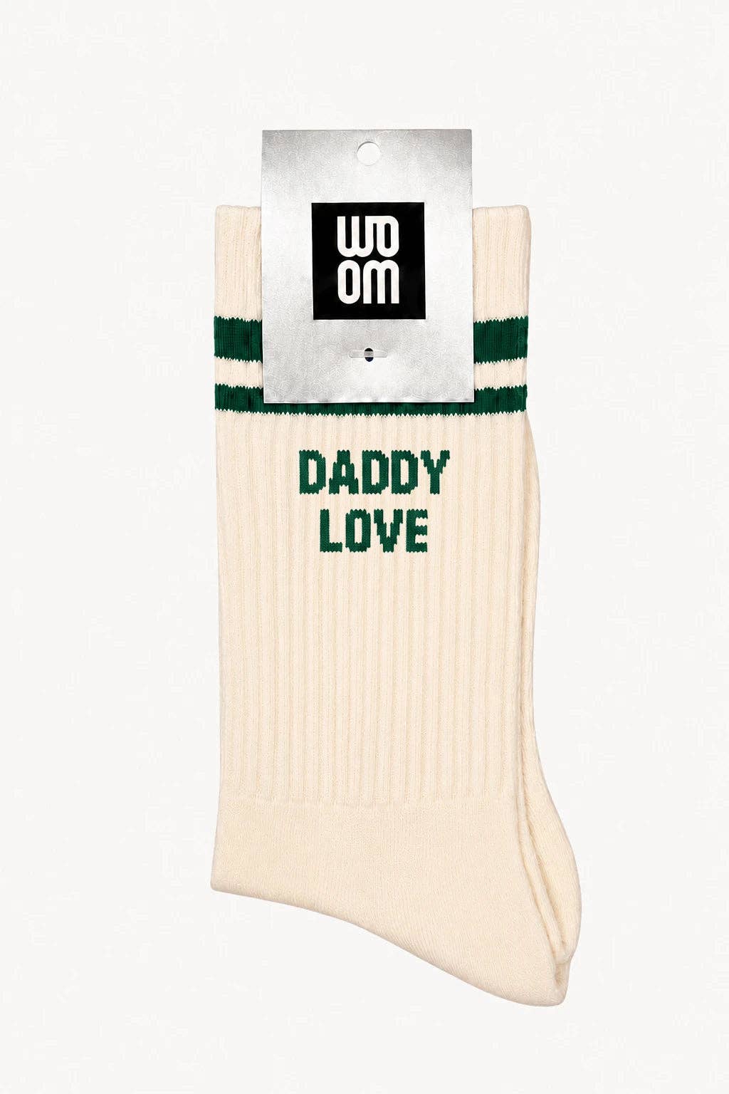 woom - Herrensocken "Daddy Love" grün