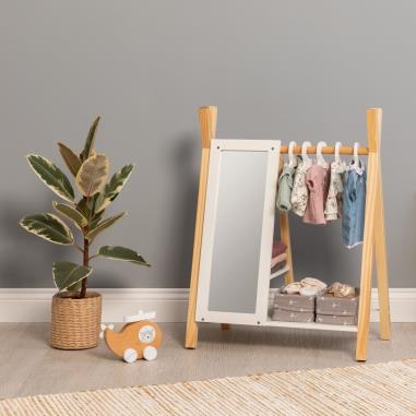 Musterkind - Puppen-Garderobe VIOLA natur/weiß