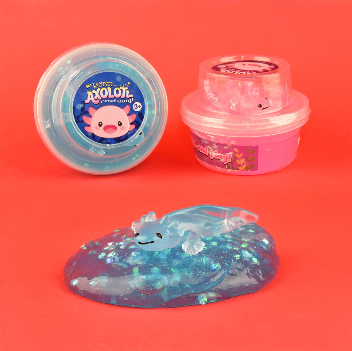 Robetoys - Glitzerknete mit Axolotl