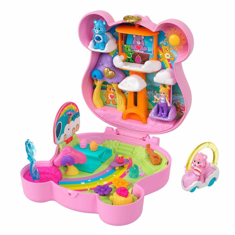 Polly Pocket x Glücksbärchi - Spielset Schatulle