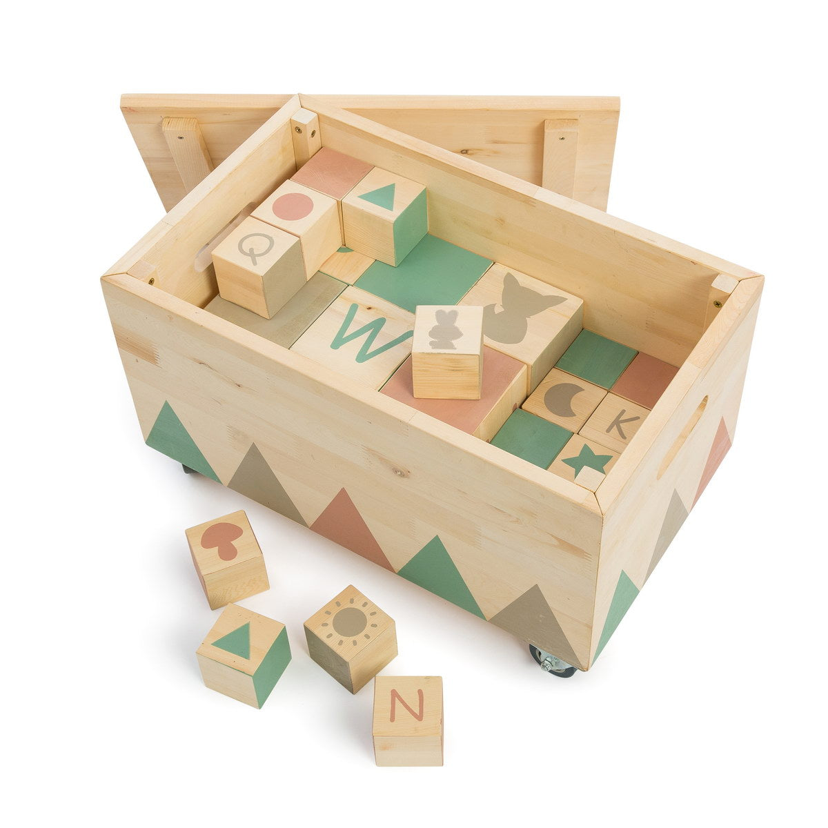 MUDDY BUDDY ® - Outdoor Spieltruhe + Spielwürfel "Treasure Hunter"