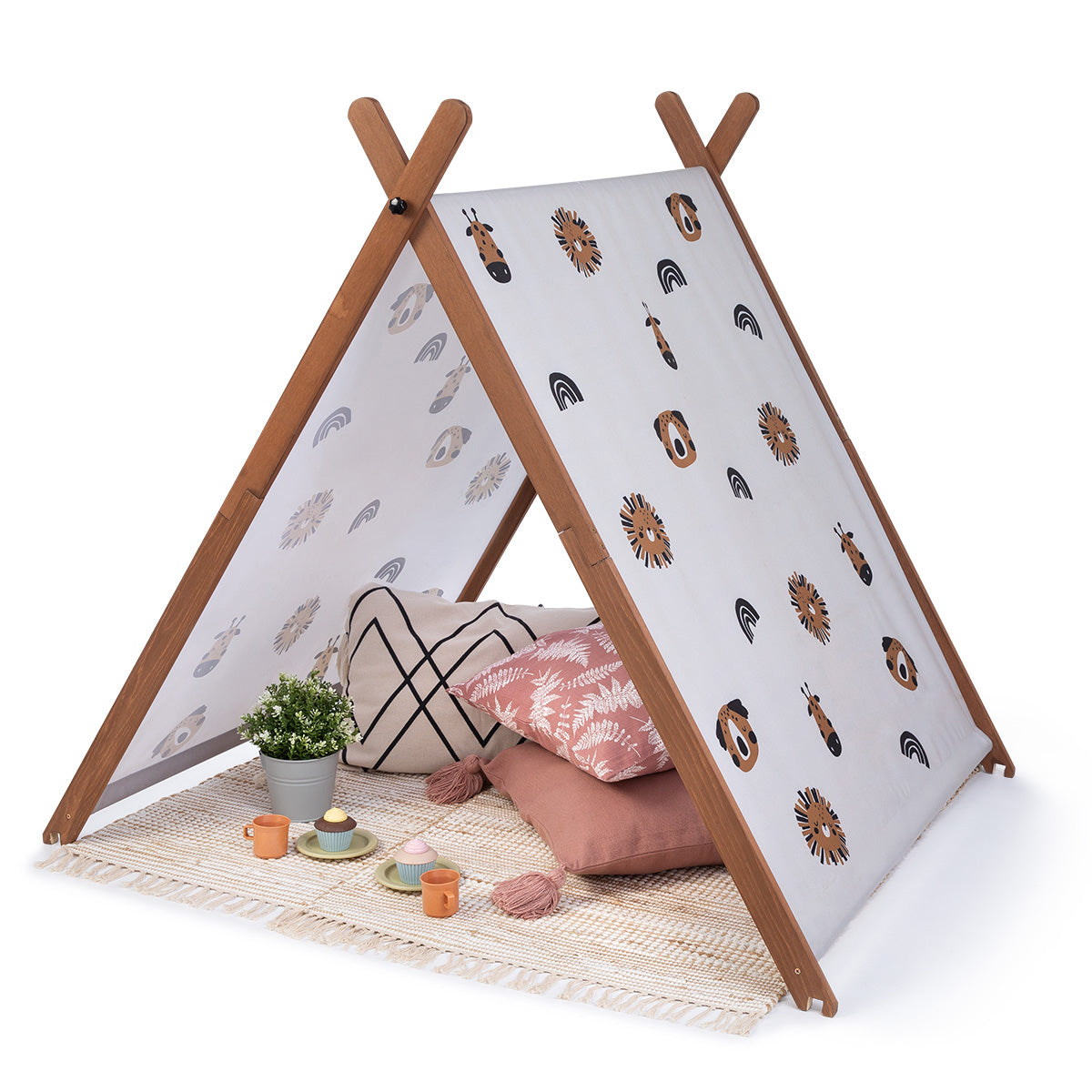 MUDDY BUDDY ® - Sandkasten mit Zelt "Safari Seeker" kakaobraun
