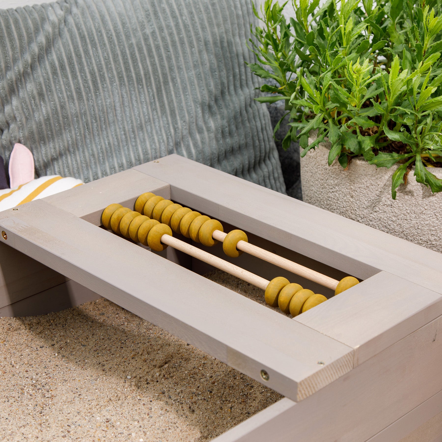 MUDDY BUDDY ® - Sandkasten "Flexy Style" warmgrau - ocker