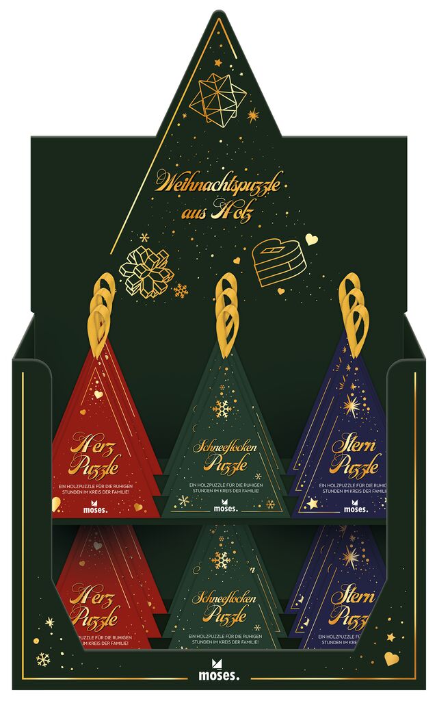 moses - Weihnachtpuzzle aus Holz