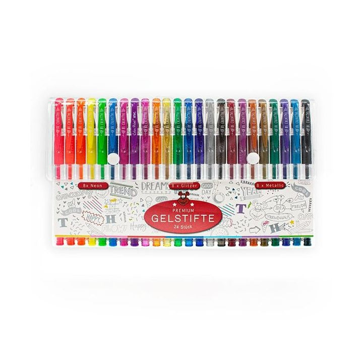 Trendhaus - Gelstifte-Set 24-teilig