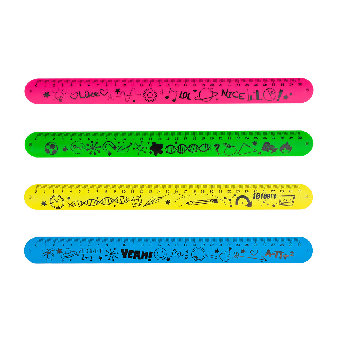 Trendhaus - RELAX & BE CLEVER Snap It- Lineal 30cm