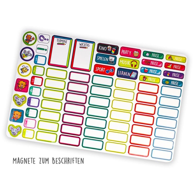 Trendhaus - ABC SPASS DIY Magnet-Stundenplan
