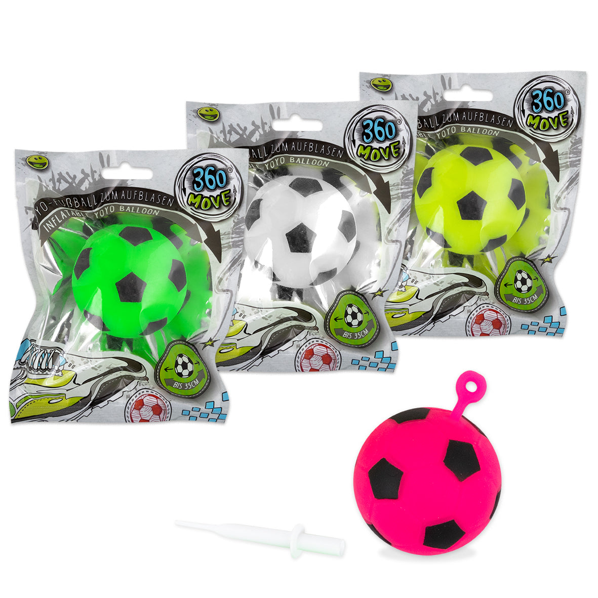 Trendhaus - Yoyo-Fußball zum Aufblasen