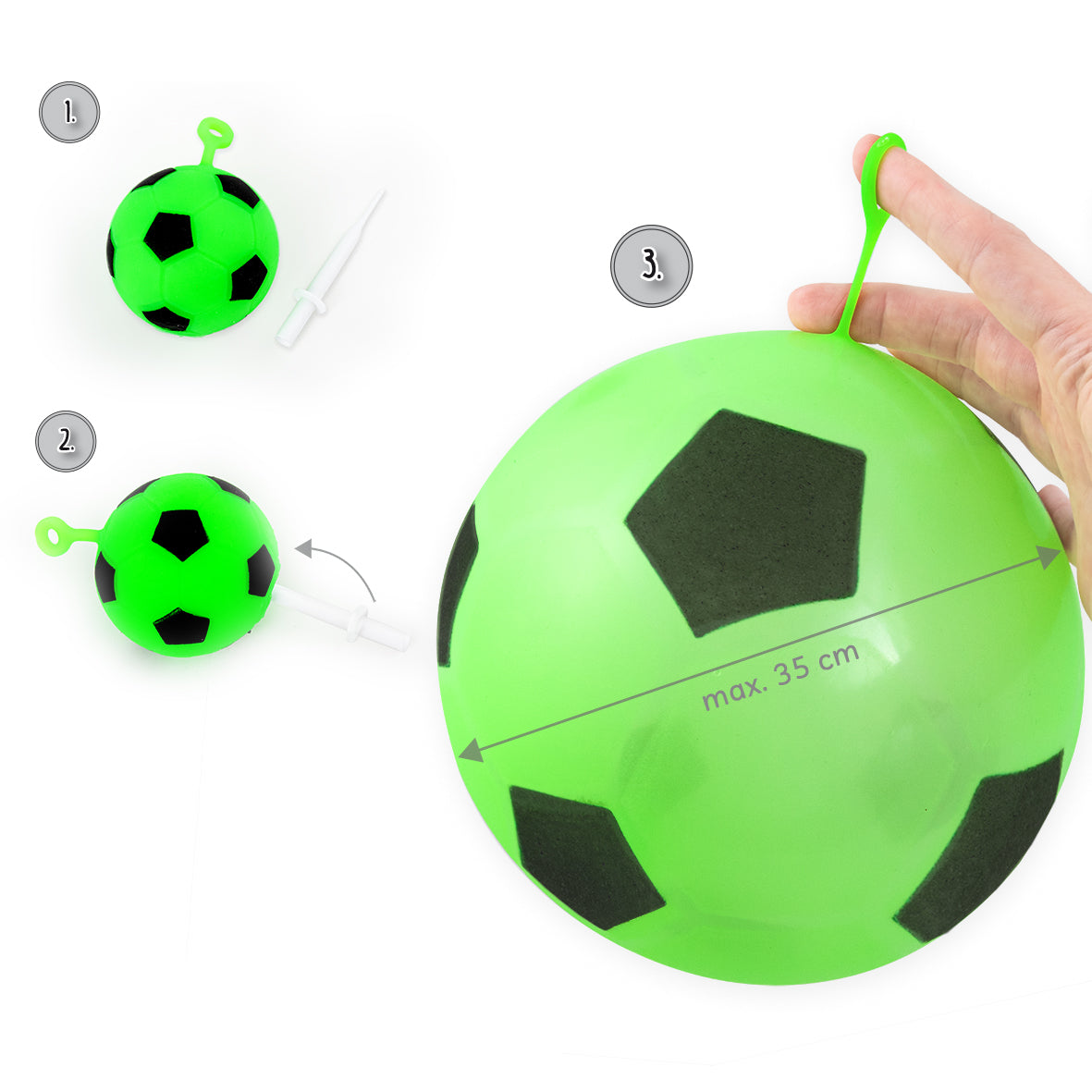 Trendhaus - Yoyo-Fußball zum Aufblasen