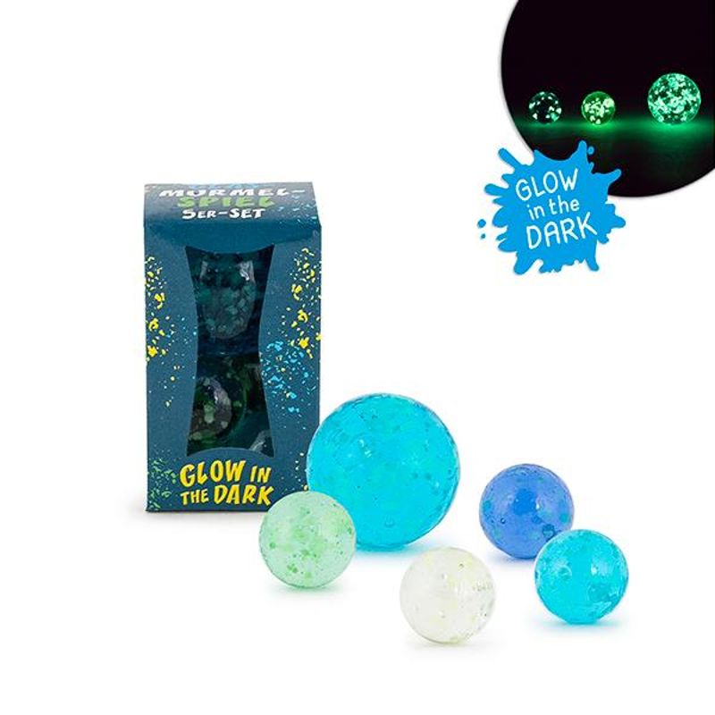 Trendhaus - HEY DINO Glasmurmelspiel 5er-Set